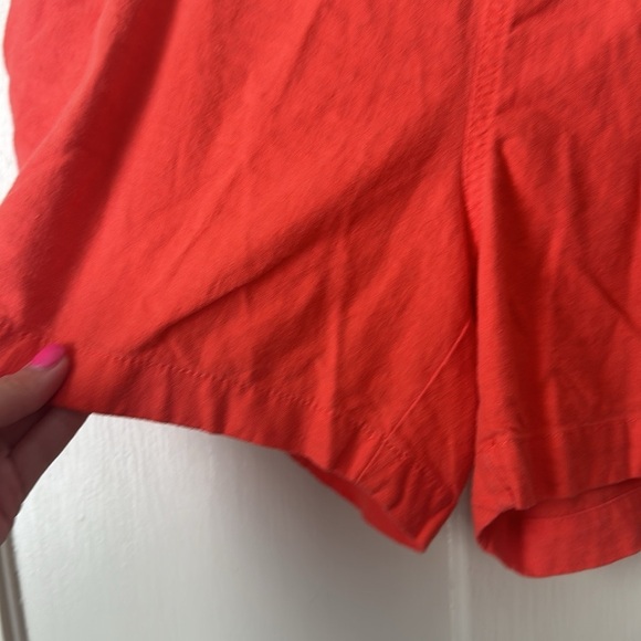 Cato Orange Linen Short size 14/16w - Picture 2 of 3